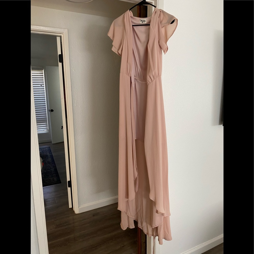 Show Me Your Mumu dusty blush maxi dress